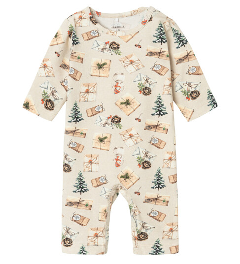 Name It Jumpsuit NbnRoccos Peyote Melange Name It 1 år 80 Jumpsuit Beige