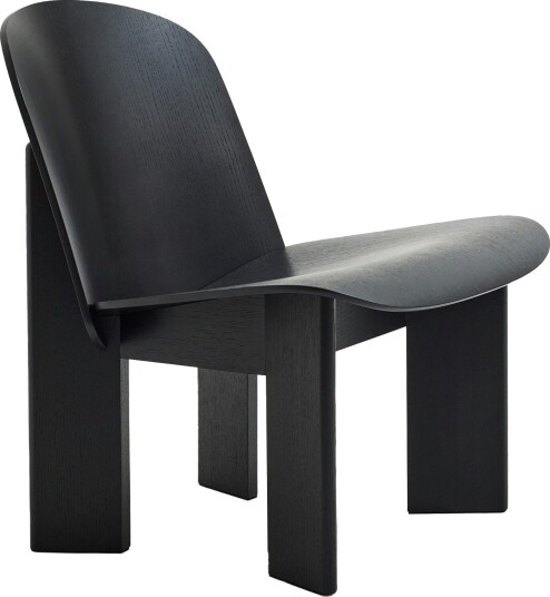 Hay Chisel Loungestol Svart Eik Hay Chisel Loungestol Svart Eik