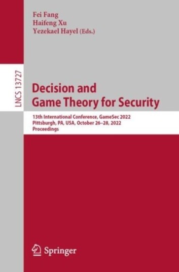 Decision and Game Theory for Security Decision and Game Theory for Security