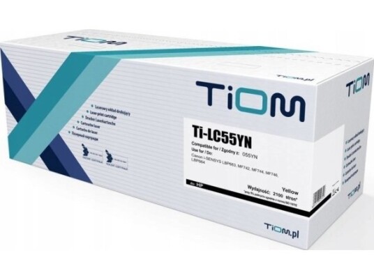 Tiom Yellow Toner Replacement 055Yn Ti-Lc55yn