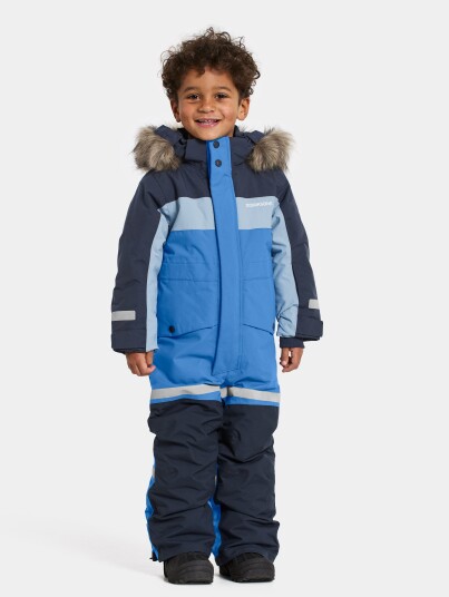 Didriksons Kids' Bjärven Coverall 4 Sapphire Blue 120 Didriksons Kids' Bjärven Coverall 4 Sapphire Blue 120