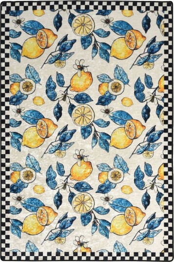 Matte Lemon (80 x 150) - Flerfarget/Fløyel