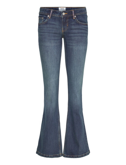 Monki Embellished Jeans Blue 24