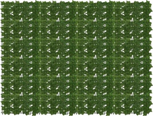 vidaXL Balkong skjerm med blader Grønn 200 x 150 cm