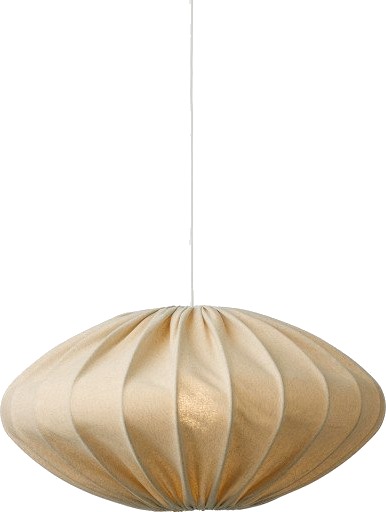 Nielsen Light Jasmin Ellipse pendel hvit ledning sand