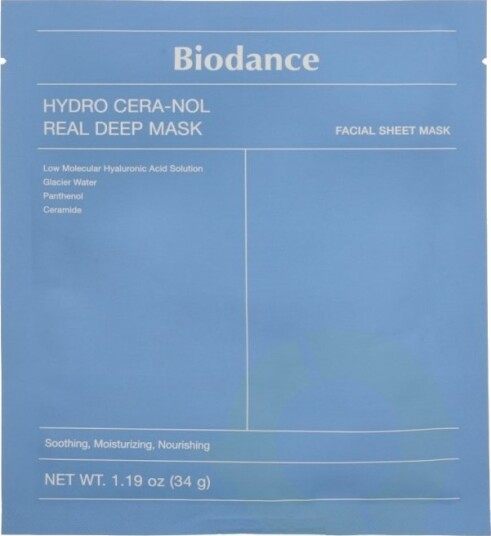 Biodance Hydro Cera Nol Real Deep Mask 34 g 4 Pieces