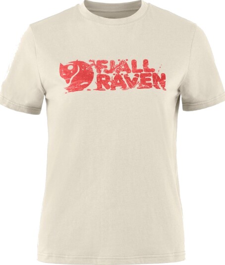 Fjellreven Lush Logo T-Shirt W Dame, 113 Chalk White, L