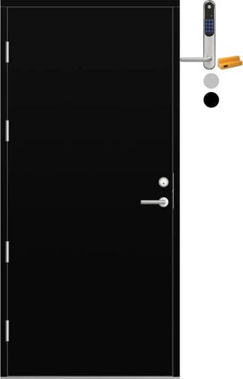 Ytterdør Bygg1 Fjell 09 med Yale Doorman Classic Home