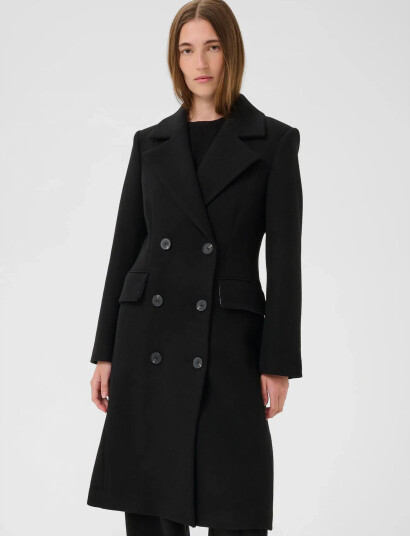 InWear Thoraiw Lapel Coat R Black 44