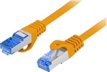 Lanberg Koblingskabel Rj-45 Hann Til Rj-45 Hann 6 Mm S/Ftp Cat 6A Halogenfri Formstøpt Uten Hindringer Flertrådet Oransje Ral 1028