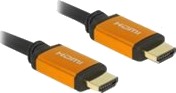 Delock High Speed Hdmi Kabel Hdmi Hann Til Hdmi Hann 3 M Trippel Beskyttelse Svart Gull Støtte For Dolby Dts Hd Master Audio Støtte For Dolby Truehd Støtter 21:9 Kinosideforhold 8 K 60 Hz 7680 X 4320 Støtte