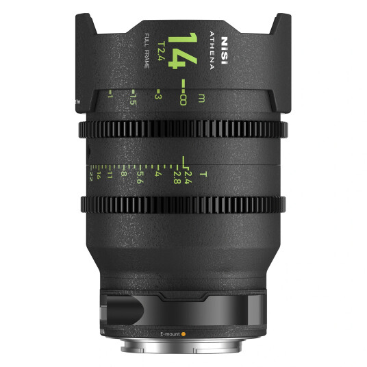 NiSi Cine Lens 14mm T2.4 E-Mount Athena Prime NiSi Cine Lens 14mm T2.4 E-Mount Athena Prime