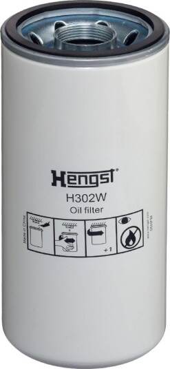 Oljefilter HENGST FILTER H302W Oljefilter HENGST FILTER H302W