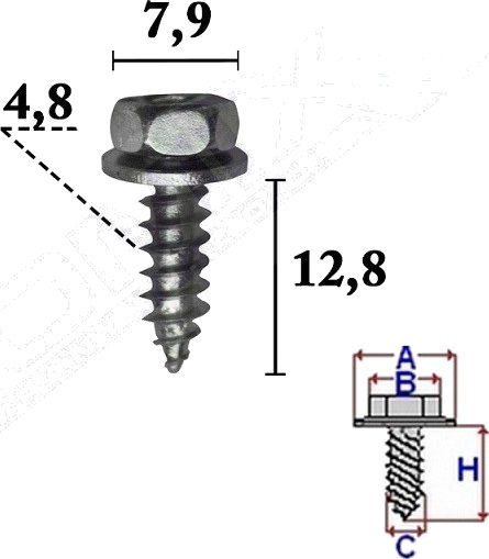 Skrue ROMIX C70336
