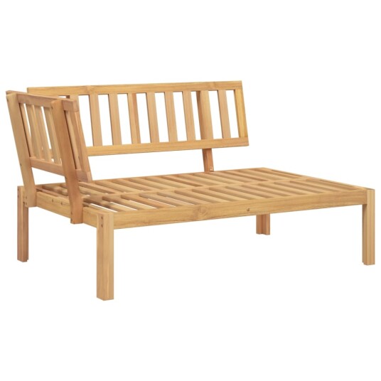  Utendørs hjørnesofa paller 2 stk heltre akasie 3209306