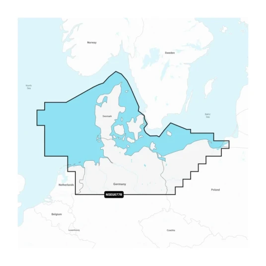 Garmin Navionics+ EU077R Danmark och Tyskland norra