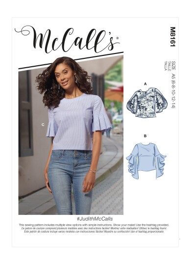 McCall's 8161 - Bluse A5 (6-8-10-12-14)