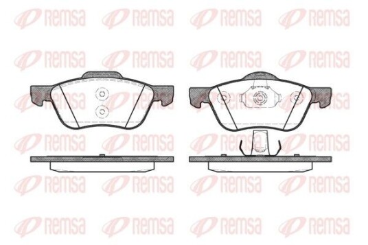 Bremseklosser REMSA 0844.00