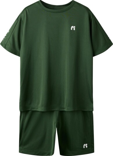 Name It Nkndemu Ss Nreg Shorts Set Green 164