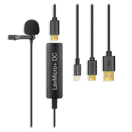 Saramonic LavMicro+DC Lavalier Mic Myggmikrofon til mobil Saramonic LavMicro+DC Lavalier Mic Myggmikrofon til mobil