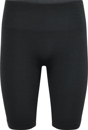 Icebreaker W Mer Seamless Rib 8 High Rise Shorts BLACK XS