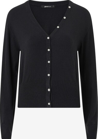 Gina Tricot Kardigan Knitted fitted cardigan Svart
