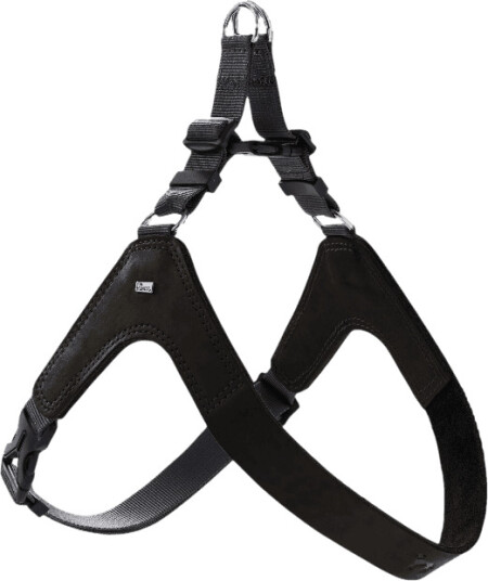Hunter Hundesele Dimaro Kuskinn Svart XS-S Bryst 40-55cm