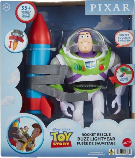 Mattel Toy Story Rakettredning Buzz Lightyear Actionfigur 25 cm