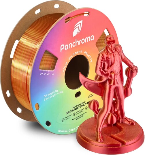 Polymaker Panchroma Dual Silk Pla Sunset (Silk Gold/silk Red) Polymaker Panchroma Dual Silk Pla Sunset (Silk Gold/silk Red)
