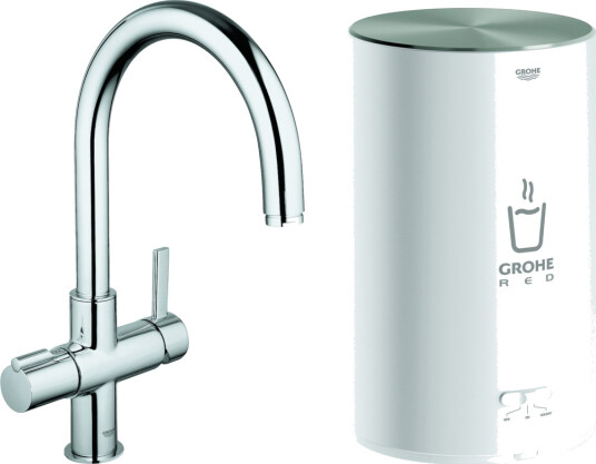 GROHE RED DUO KJØKKENKRAN M/4 L BEREDER KROM