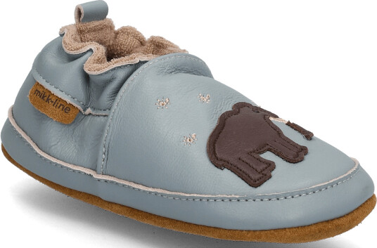 Mikk line Leather Slipper 3D Blue 25/26 15.5CM