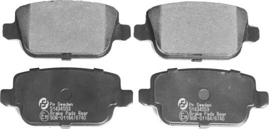Bremseklosser sett Professional Parts 51434553