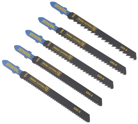 Irwin IW1014730 stikksagblader - 5-pk, T-feste, (for tre)