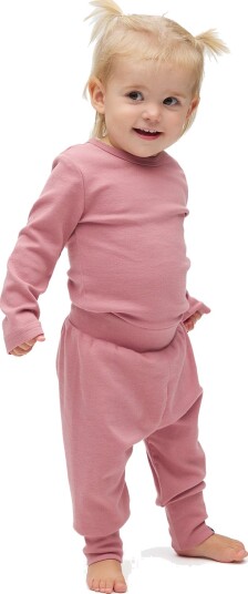 Gullkorn Villvette Baby Bukse Rosa 56