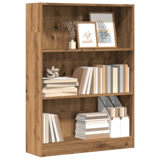 Bokhylle artisan eik 80x24x109 cm konstruert tre Bokhylle artisan eik 80x24x109 cm konstruert tre