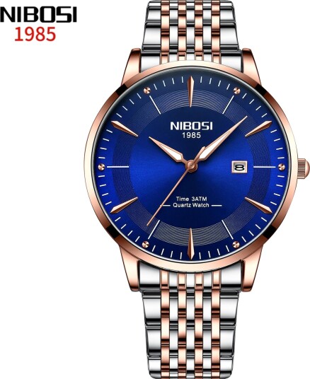 Nibosi Signature Rose Gold Silver Blue