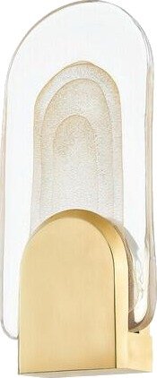Hudson Valley Lighting Morganite vegglampe vintage messing 349 01 VB CE
