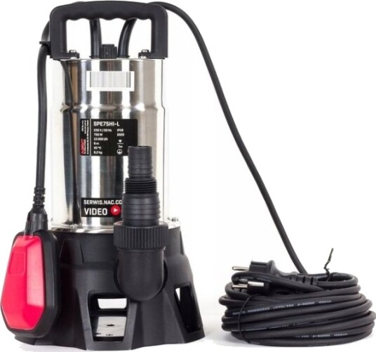 Nac Skittenvannspumpe 750W 15000L / H Spe75hi L Nac Skittenvannspumpe 750W 15000L / H Spe75hi L