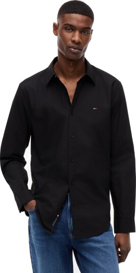 Tommy Jeans Tjm Reg Poplin Shirt Black S