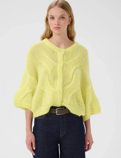 Gestuz Gzzenia Cardigan Yellow XS Gestuz Gzzenia Cardigan Yellow XS