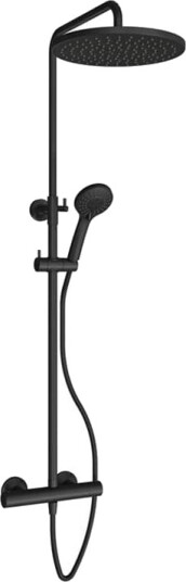 Vikingbad Vilde Rainshower Rund Svart Matt Vikingbad Vilde Rainshower Rund Svart Matt