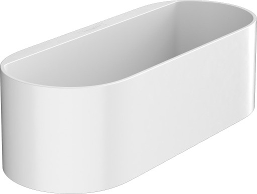 Hansgrohe WallStoris Oppbevaringskurv Dyp Hvit Matt Hansgrohe WallStoris Oppbevaringskurv Dyp Hvit Matt