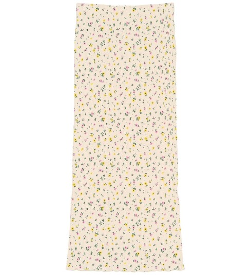 The New Tnsummer Long Rib Skirt Cream 158/164 The New Tnsummer Long Rib Skirt Cream 158/164