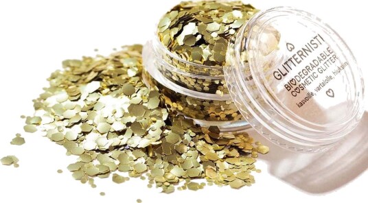 Glitternisti Cosmetic Glitter Chunky Gold Mix Glitternisti Cosmetic Glitter Chunky Gold Mix
