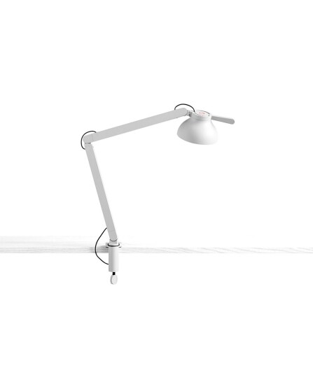HAY - PC Bordlampe 2 arme m. clamp Ash Grey