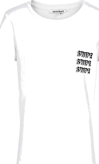 Cost:Bart T skjorte   Kitta   Bright White   Cost:Bart   XXL   XXLarge   T skjorte   Hvit