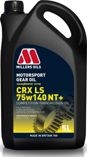 Girolje MILLERS MOTORSPORT CRX LS NT+ 75W140 5L