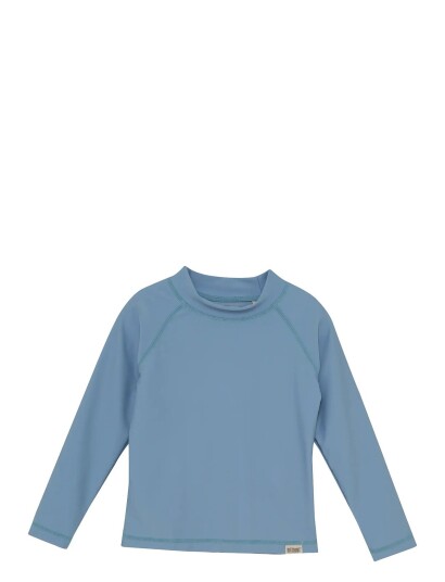 Huttelihut Swim T Shirt Ls Solid  Upf 60+ Blue 74