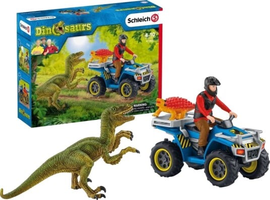 Schleich Quad escape from Velociraptor