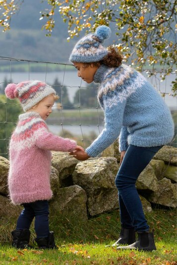 Viking Garn 2026 7 Nova Genser Og Lue Rosa